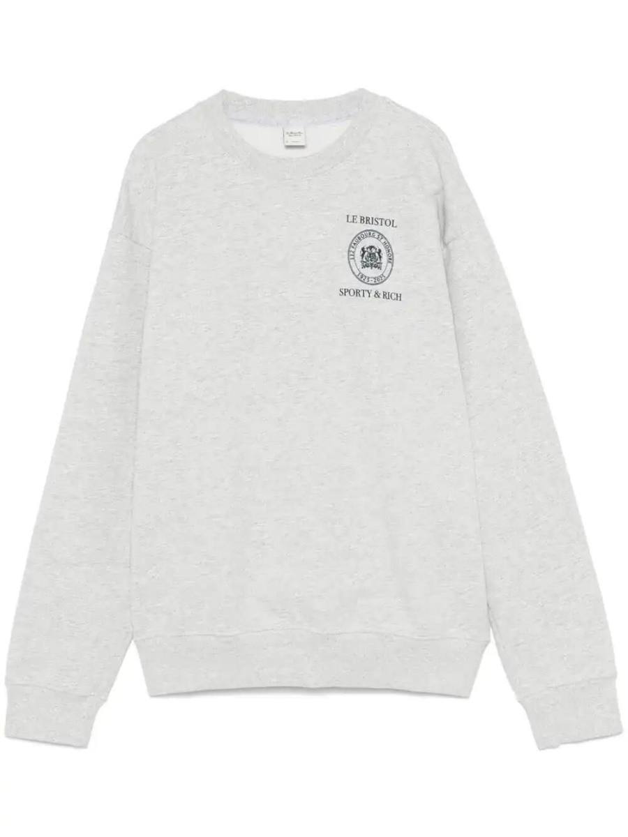 x Le Bristol Paris crest seal-print sweatshirt