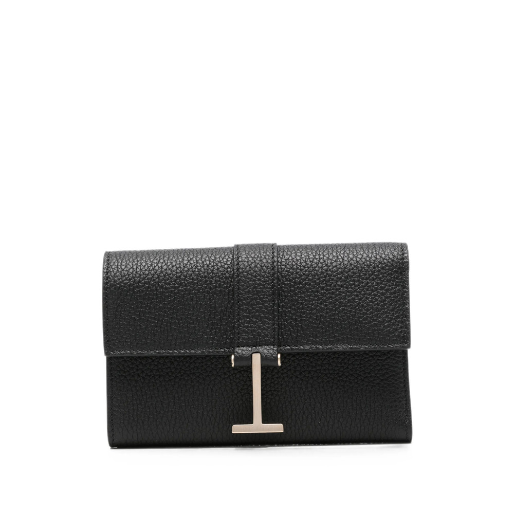 Tom Ford T-logo Grained-leather Wallet