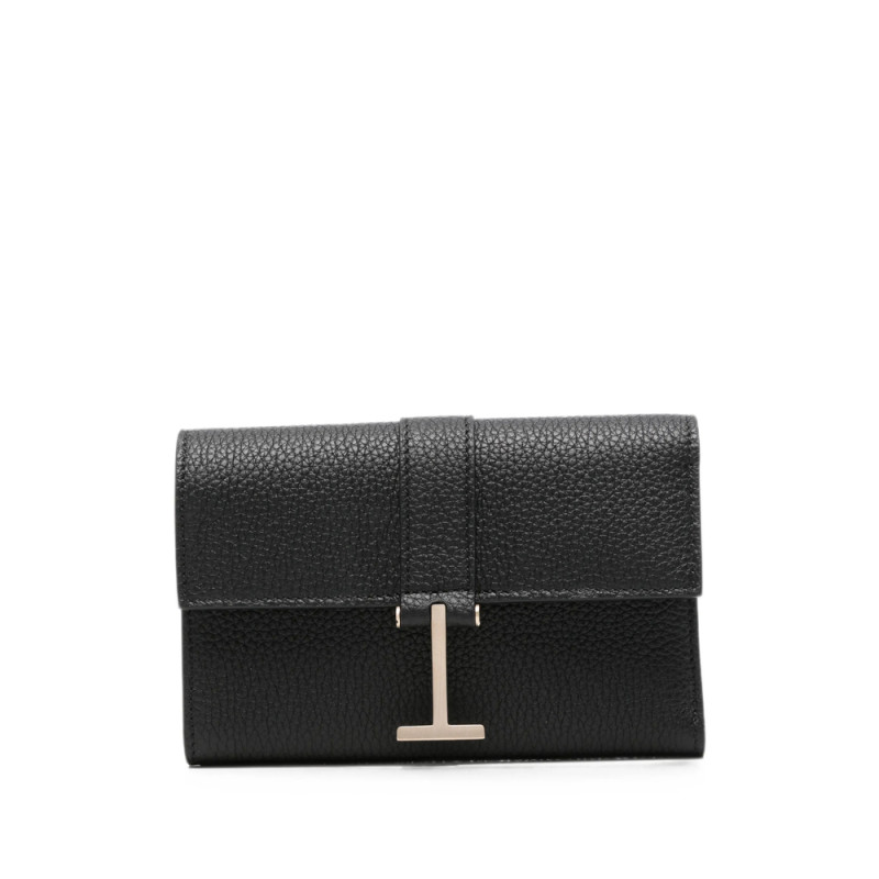 Tom Ford T-logo Grained-leather Wallet