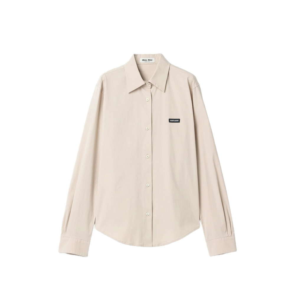 Miu Miu Stretch-poplin Shirt