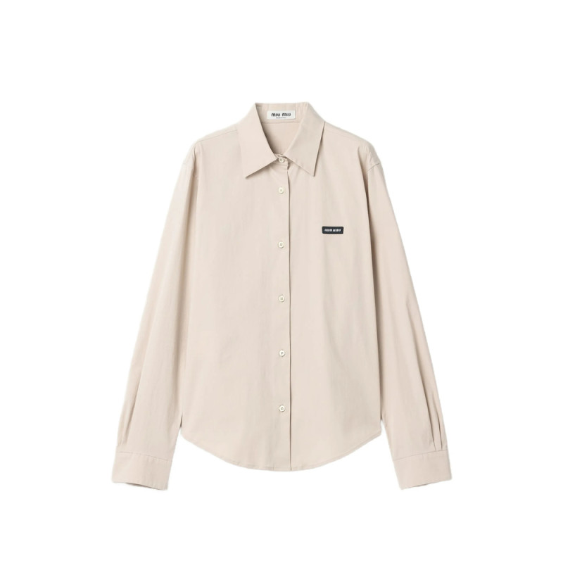 Miu Miu Stretch-poplin Shirt