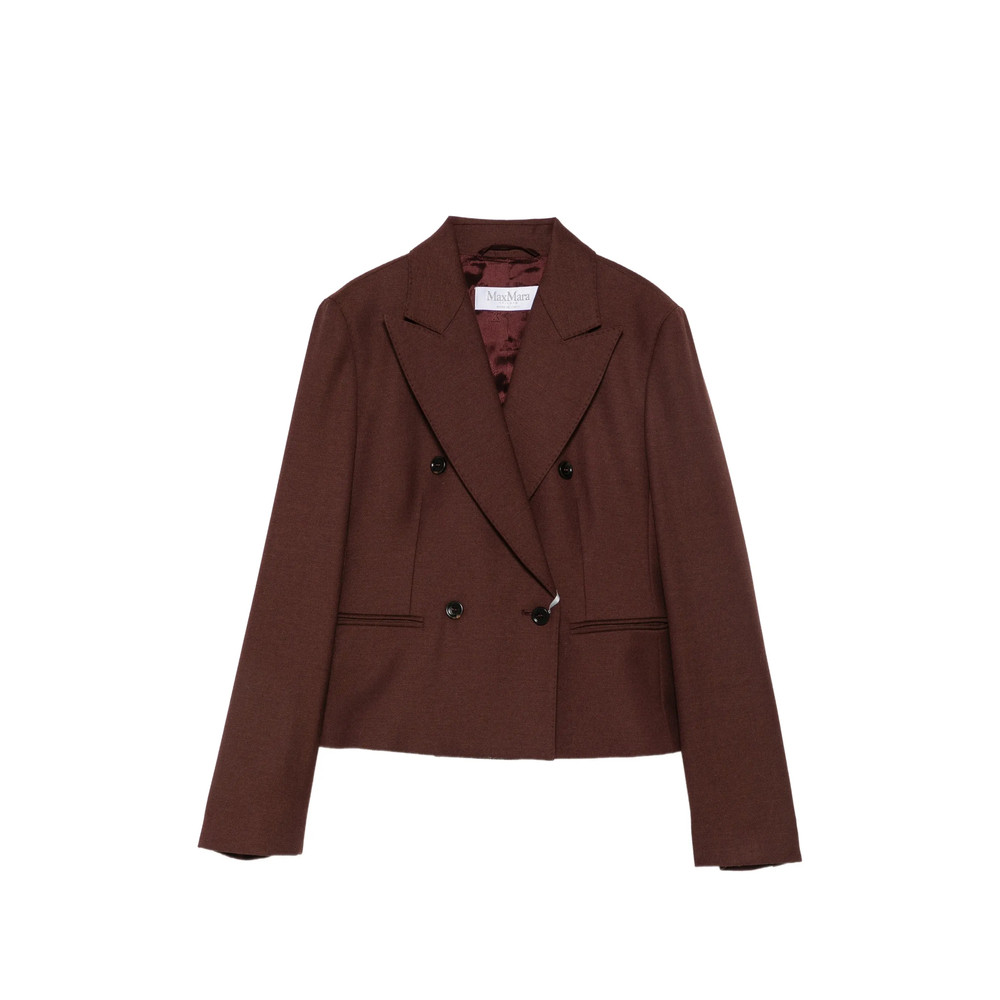 Max Mara Double-breasted Peaked-lapel Jacket