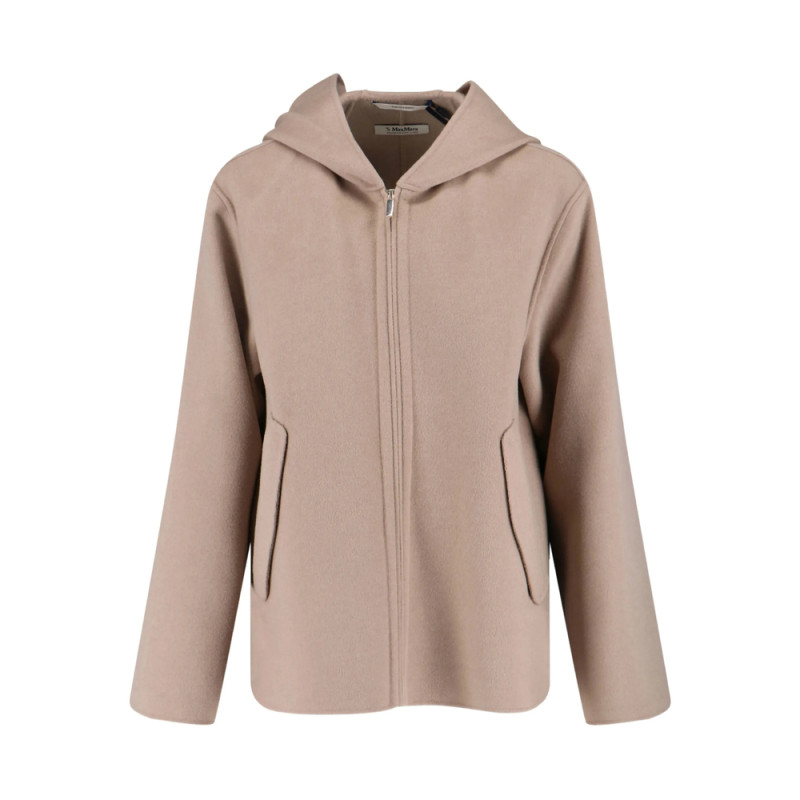 's Max Mara Hooded Zip-front Jacket