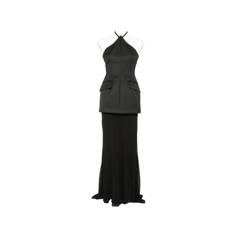 Sportmax Spxpinne Halterneck Maxi Dress
