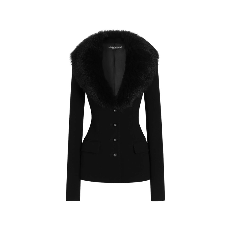 Dolce & Gabbana Single-breasted Wool Jacket