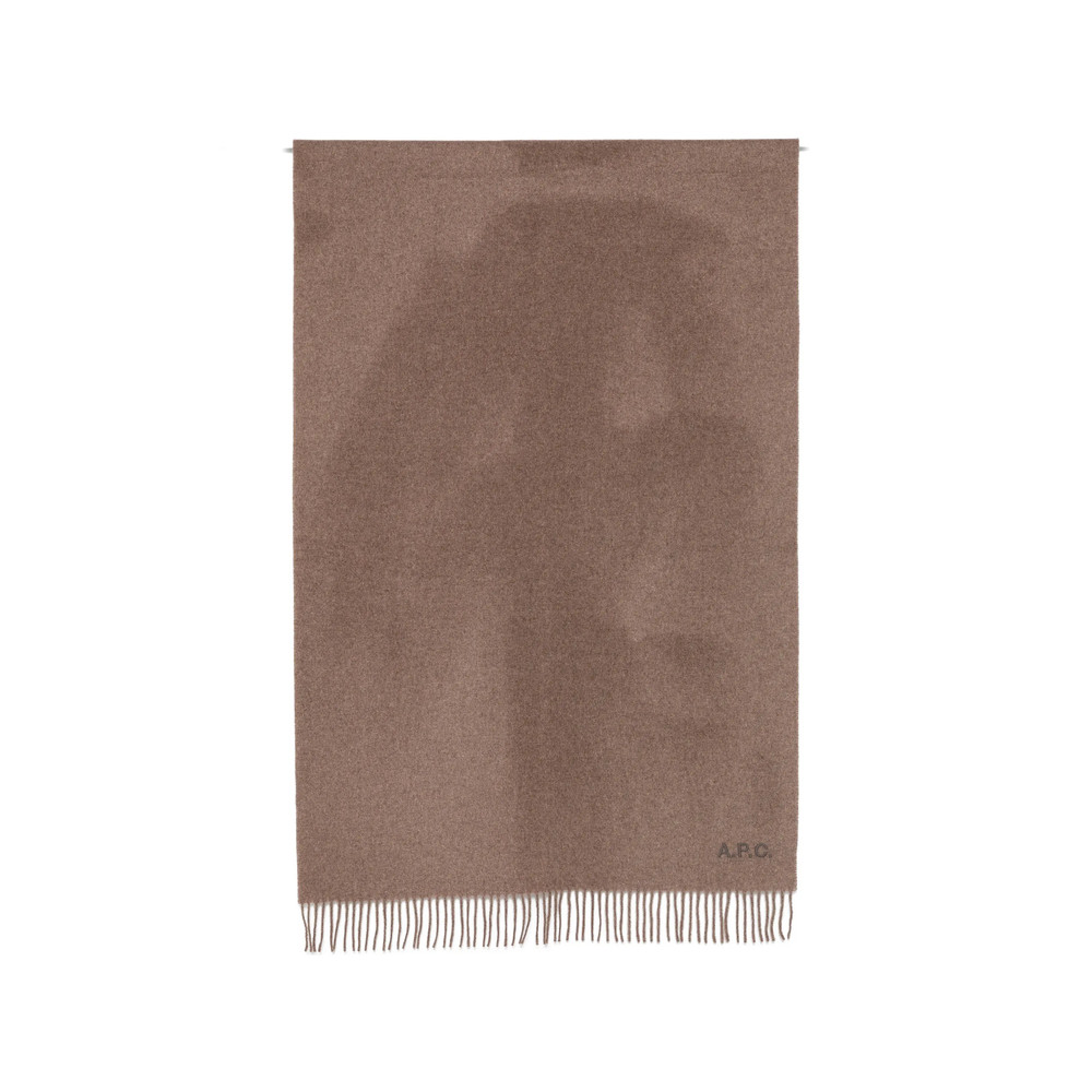 A. p.c. Logo-embroidered Fringed Scarf