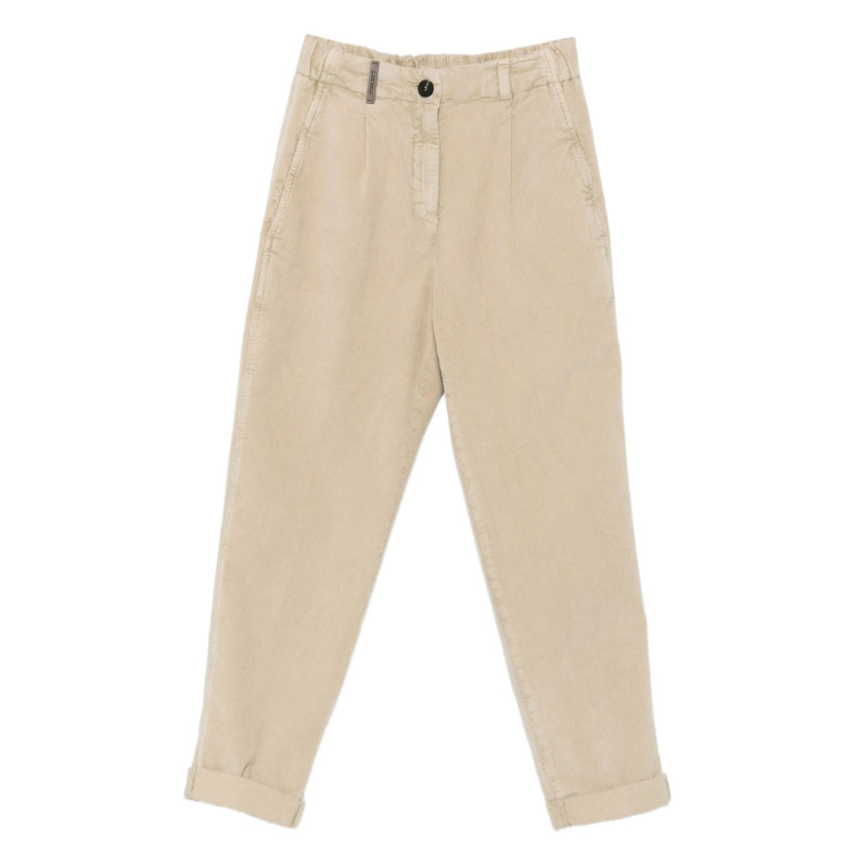 Peserico Pleated Cuffed Trousers
