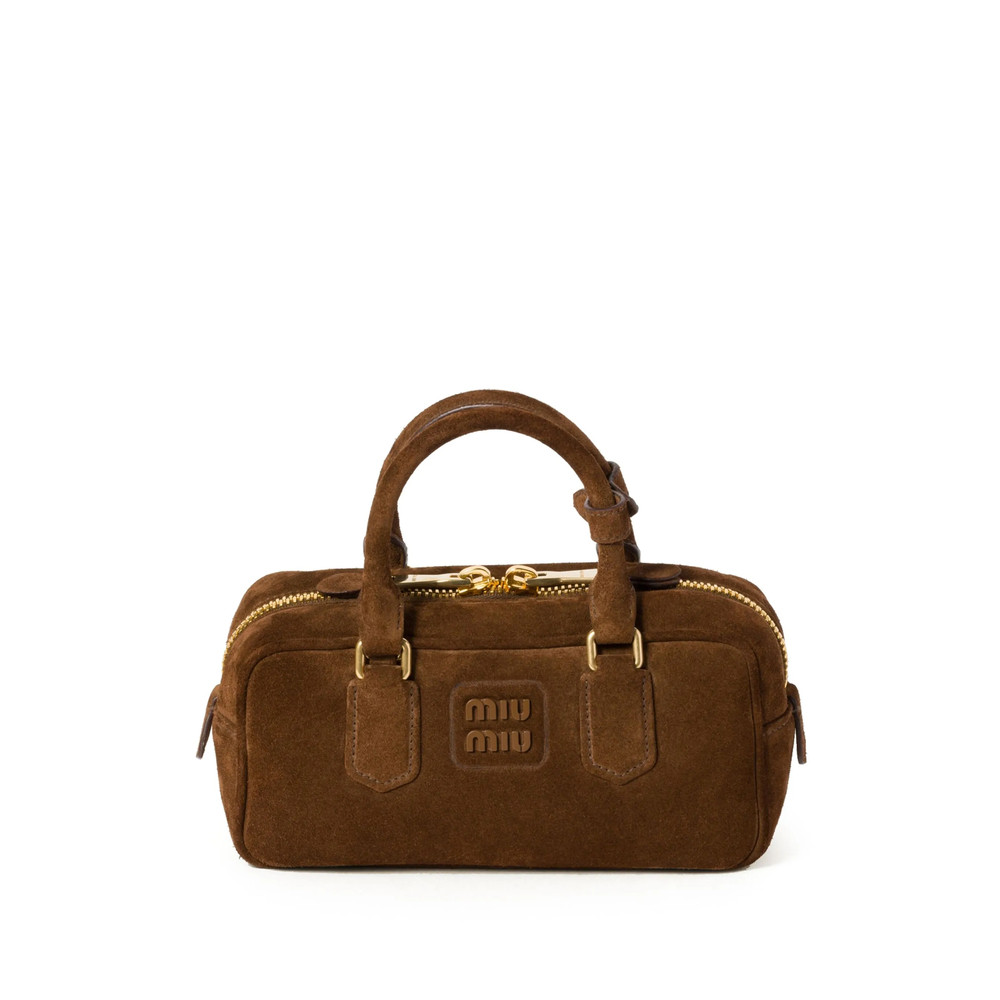 Miu Miu Arcadie Suede Tote Bag