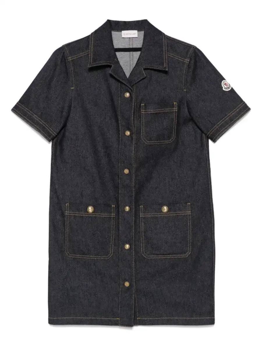 denim mini dress
