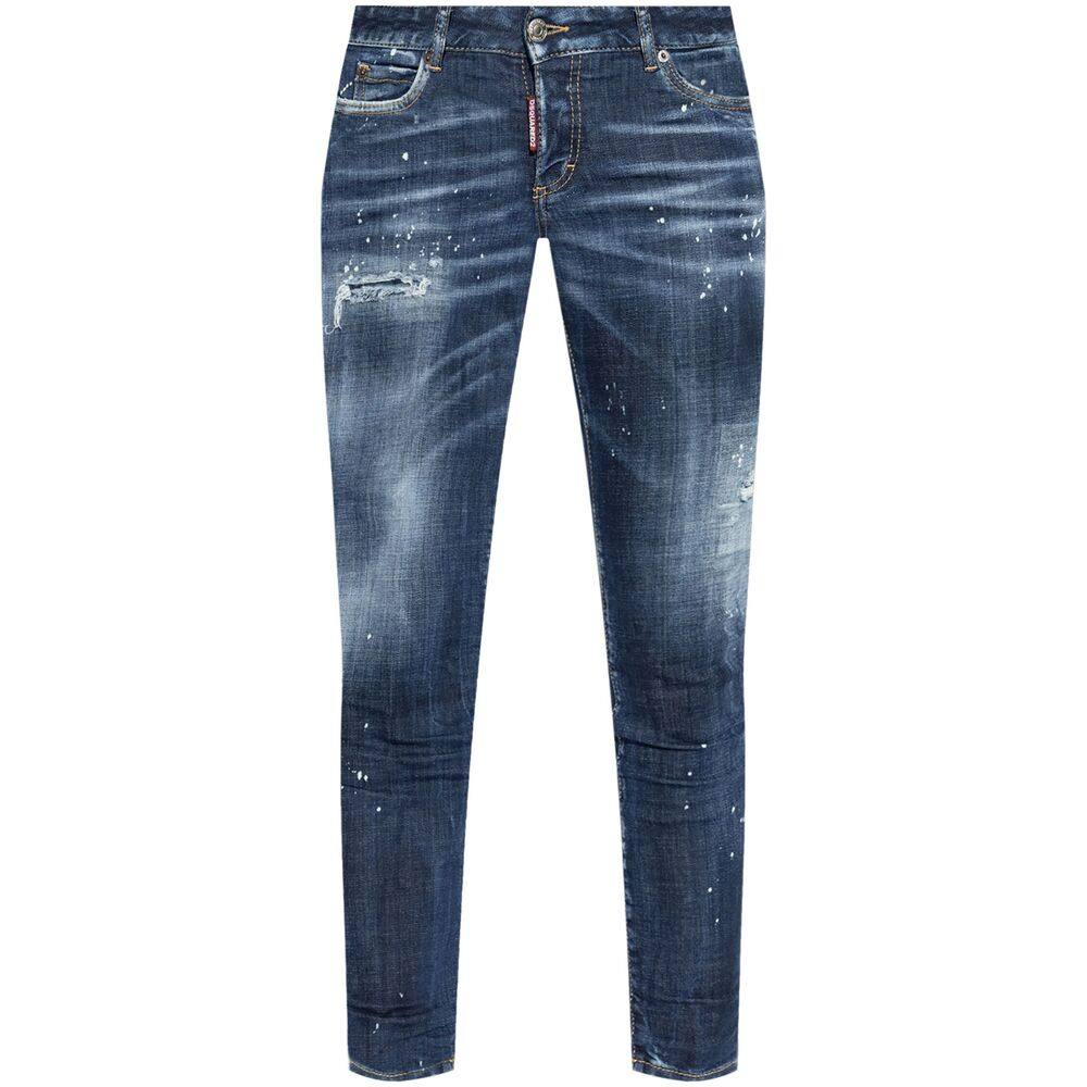 Dsquared2 Logo-patch Cotton Jeans