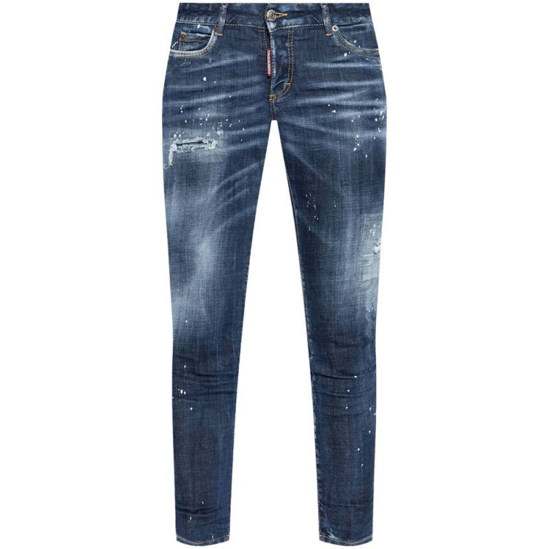 Dsquared2 Logo-patch Cotton Jeans