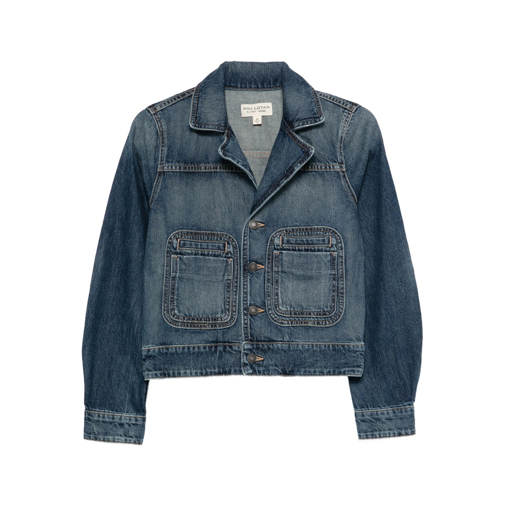 Nili Lotan Patch-pocket Denim Jacket