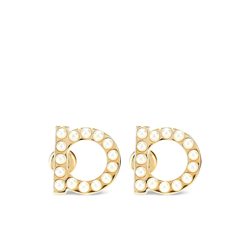 Ferragamo Embellished Gancio Earrings