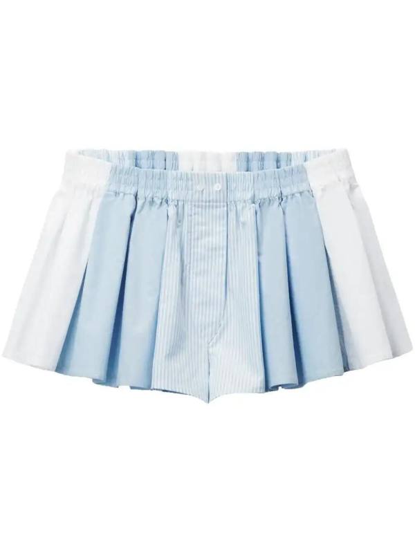 pleated shorts