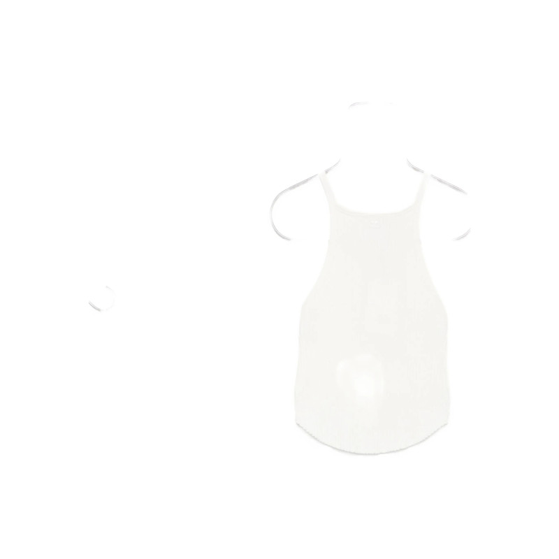 Courrèges Ribbed Halter Tank Top