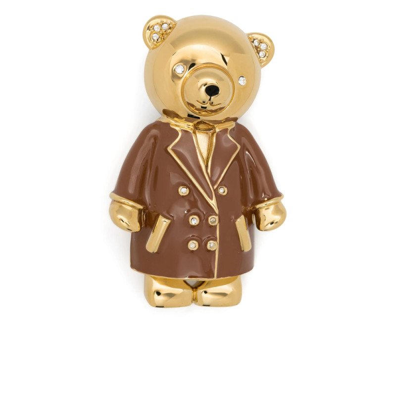 Max Mara Teddy Bear Metal Brooch