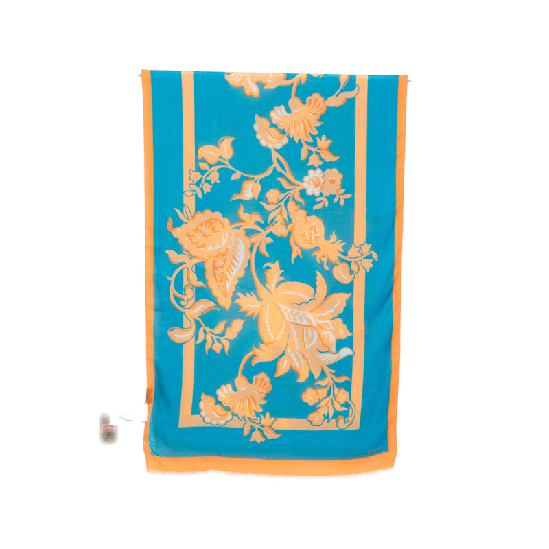 Etro Floral Border Scarf