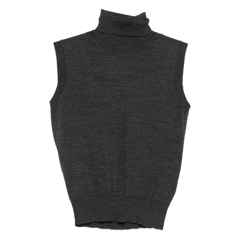 Goes Botanical Roll-neck Sleeveless Top