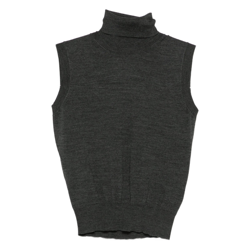 Goes Botanical Roll-neck Sleeveless Top