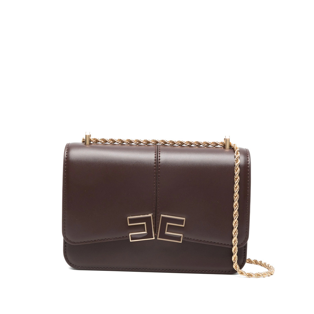 Elisabetta Franchi Logo Chain Mini Bag