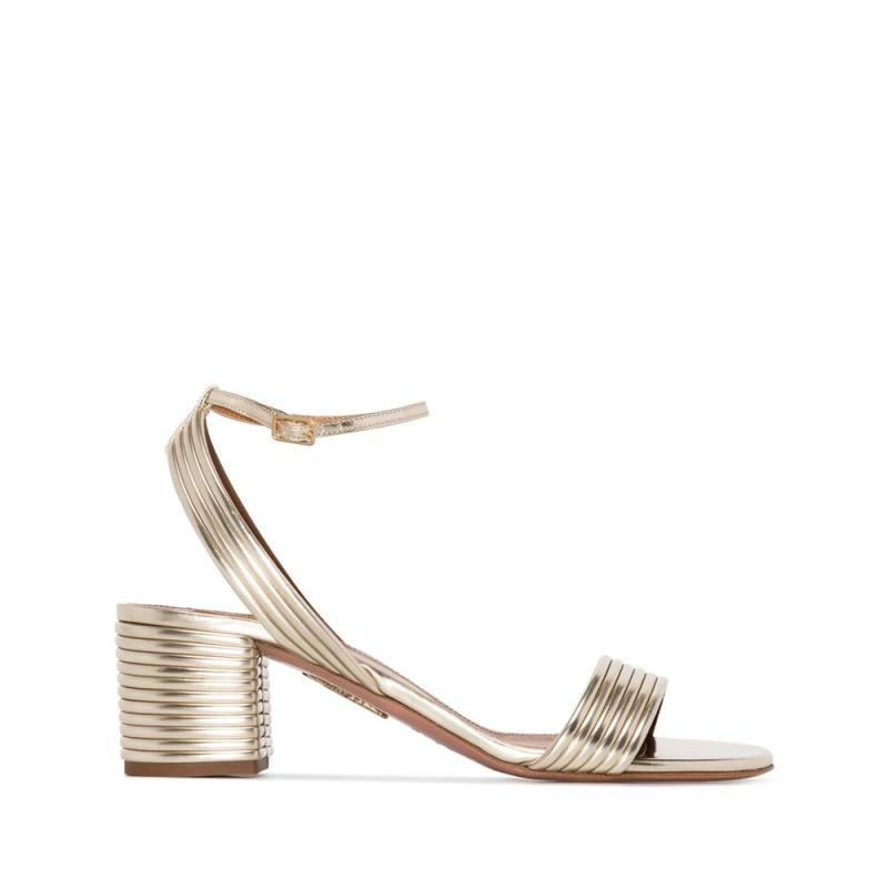 Aquazzura 50mm Sundance Leather Sandals