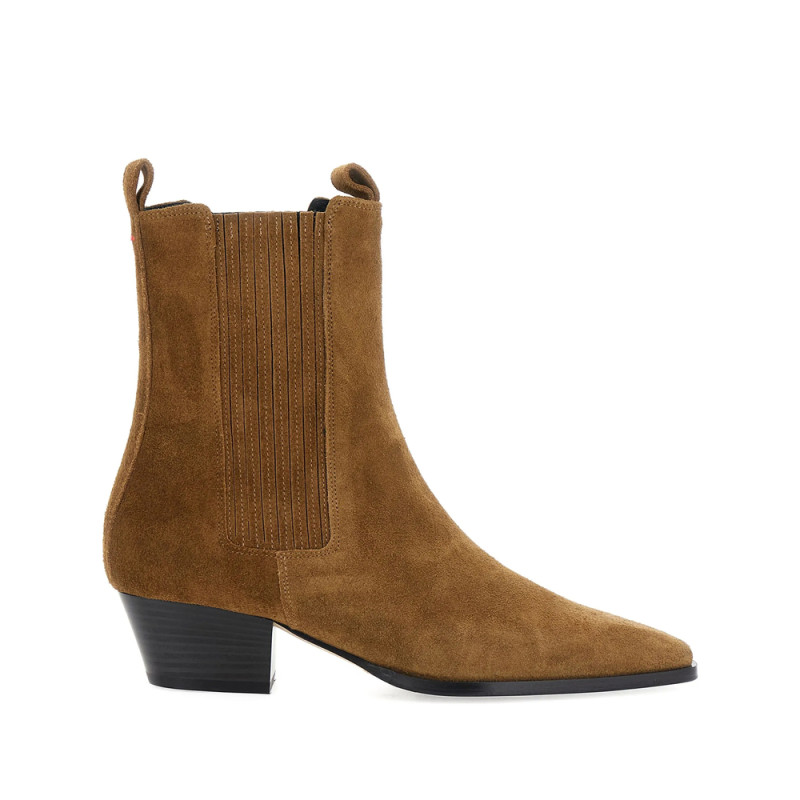 Aeyde Side-panels Pointed-toe Ankle Boots