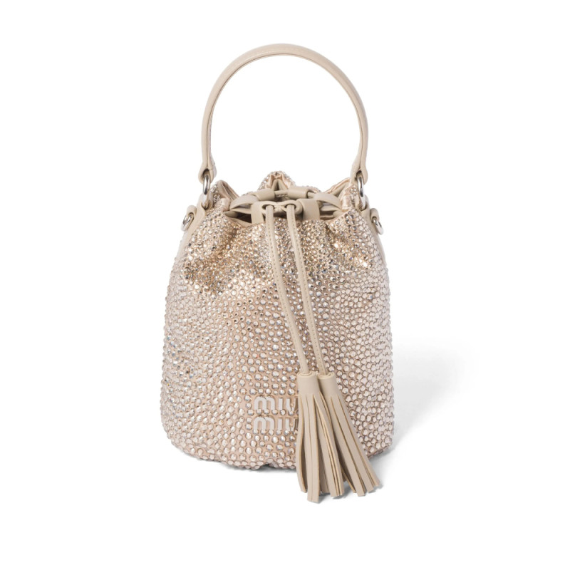 Miu Miu Glass-crystal Bucket Bag