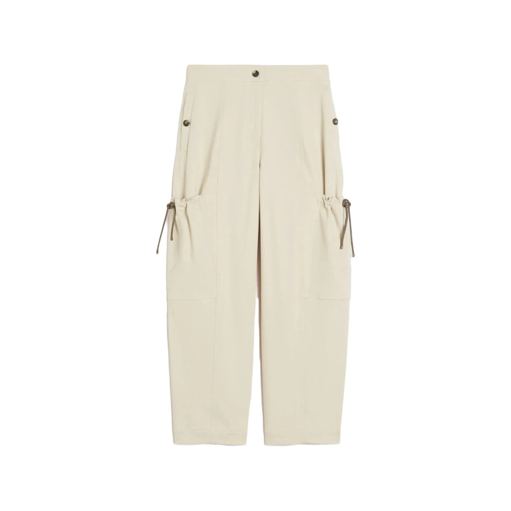 Max Mara Drawstring Pocket Trousers