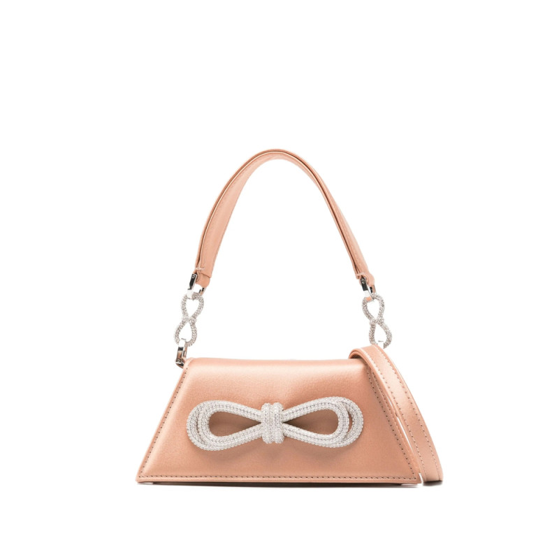 Mach & Mach Samantha Crystal-embellished Bow Mini Bag