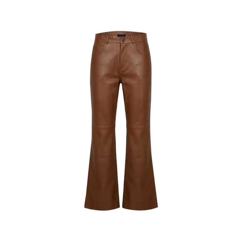Haikure Flora Leather Trousers