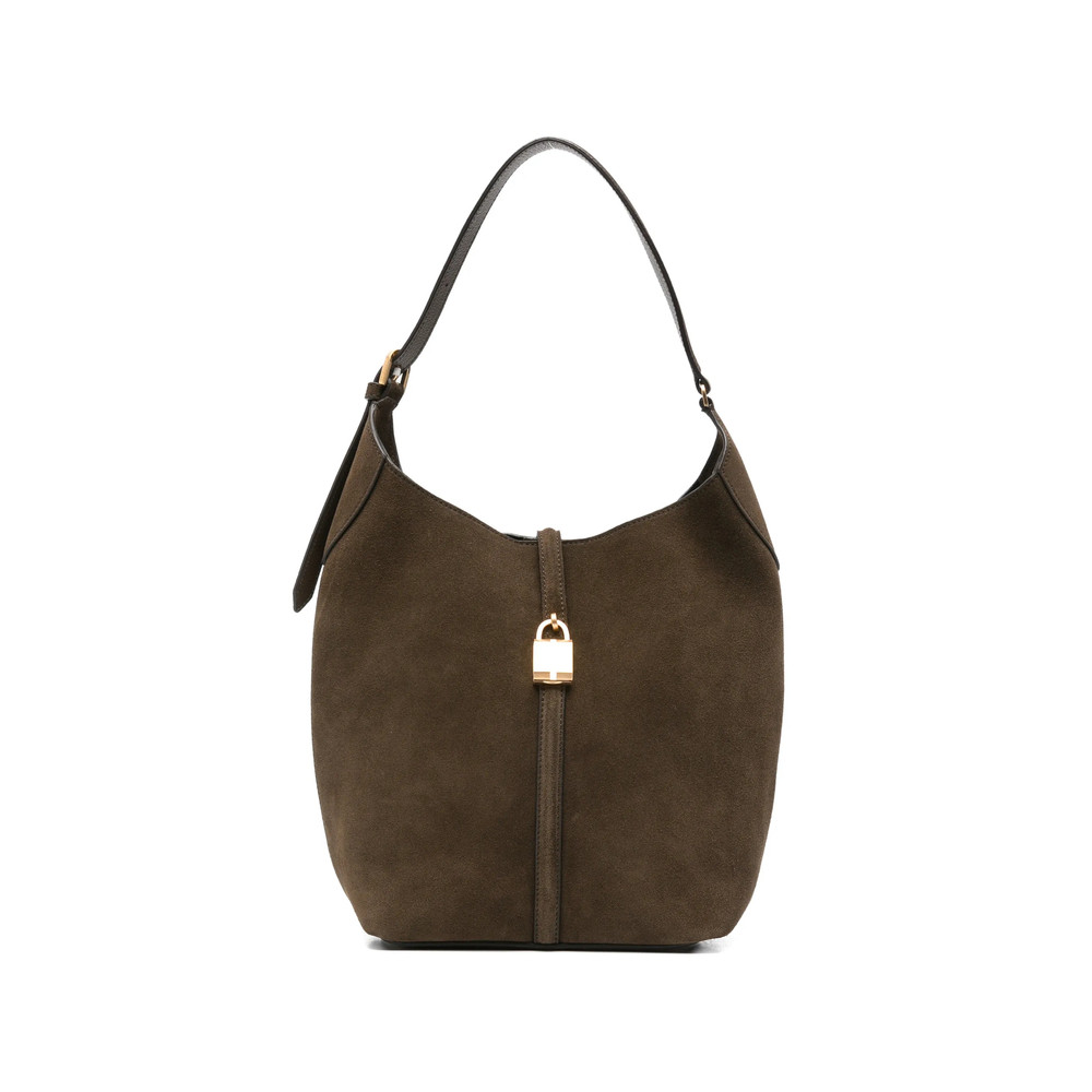 Demellier Siena Suede Shoulder Bag