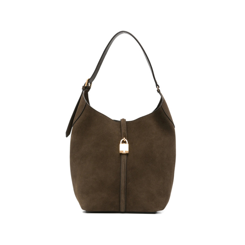 Demellier Siena Suede Shoulder Bag