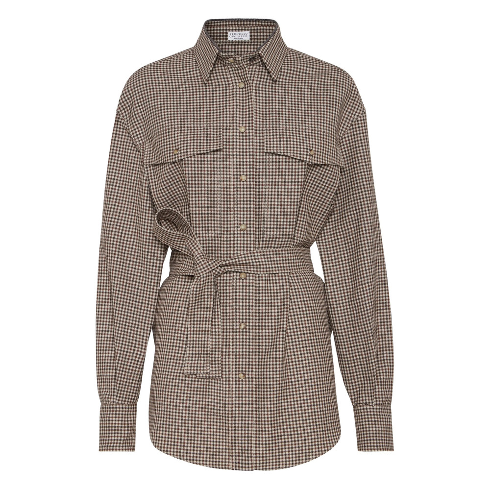 Brunello Cucinelli Checked Shirt