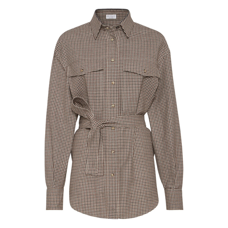 Brunello Cucinelli Checked Shirt