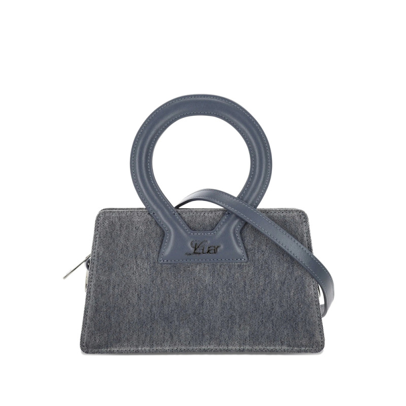 Luar Enzyme Round-handle Logo Tote Bag
