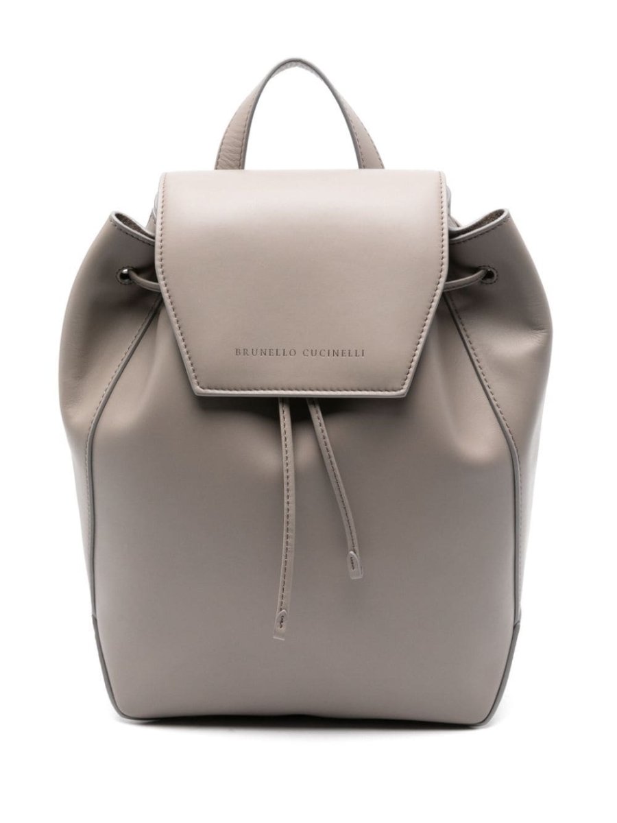logo-print backpack