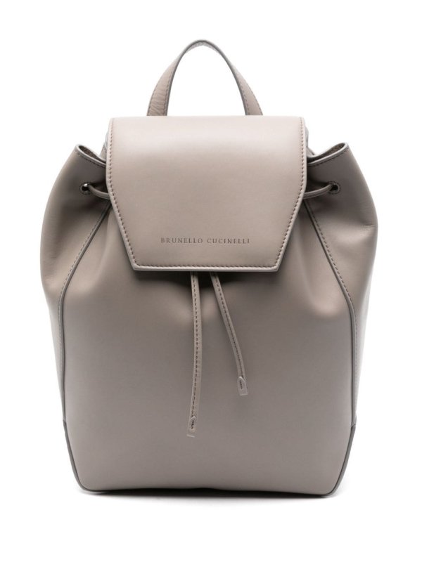 logo-print backpack