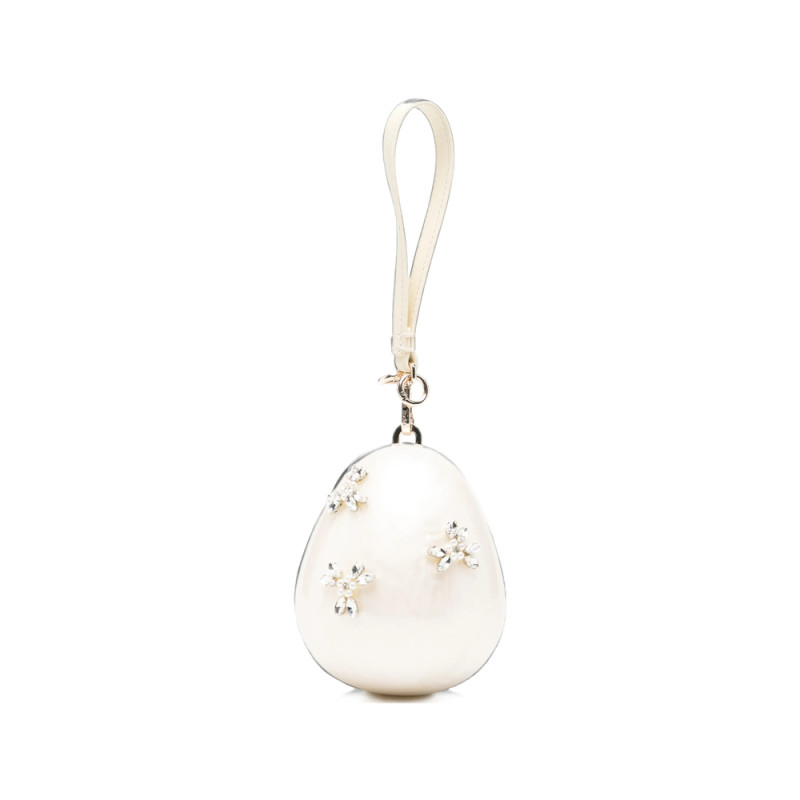 Simone Rocha Crystal-embellished Egg Tote Bag