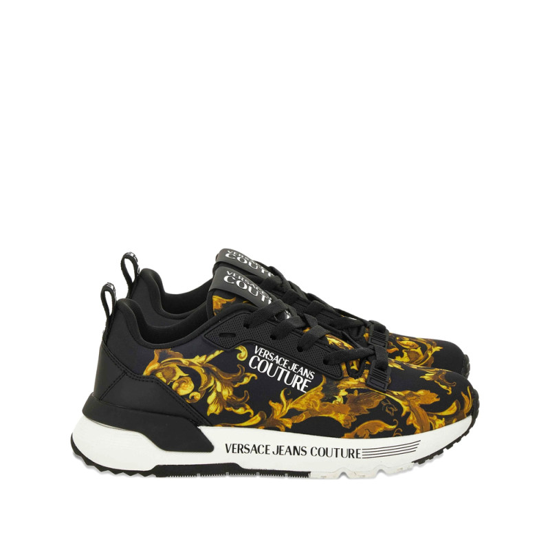 Versace Jeans Couture Dynamic Baroque-print Sneakers