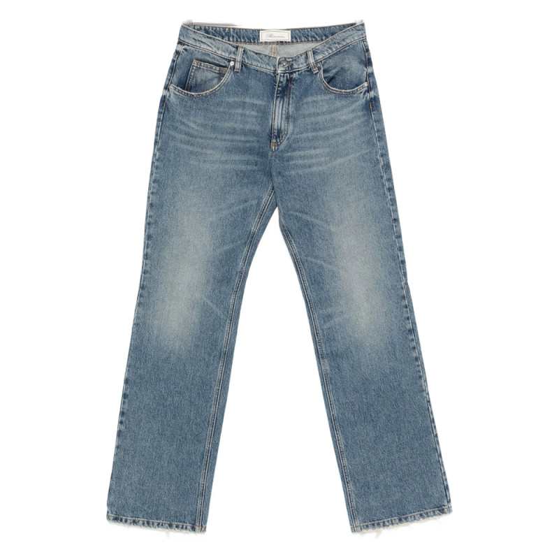 Blumarine Frayed-hem Jeans
