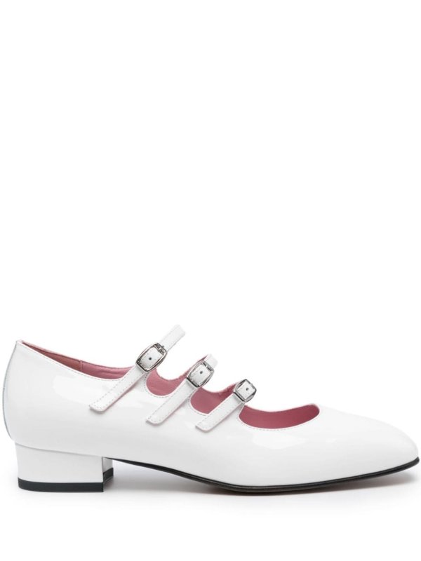 Ariana 35mm buckled leather pumps