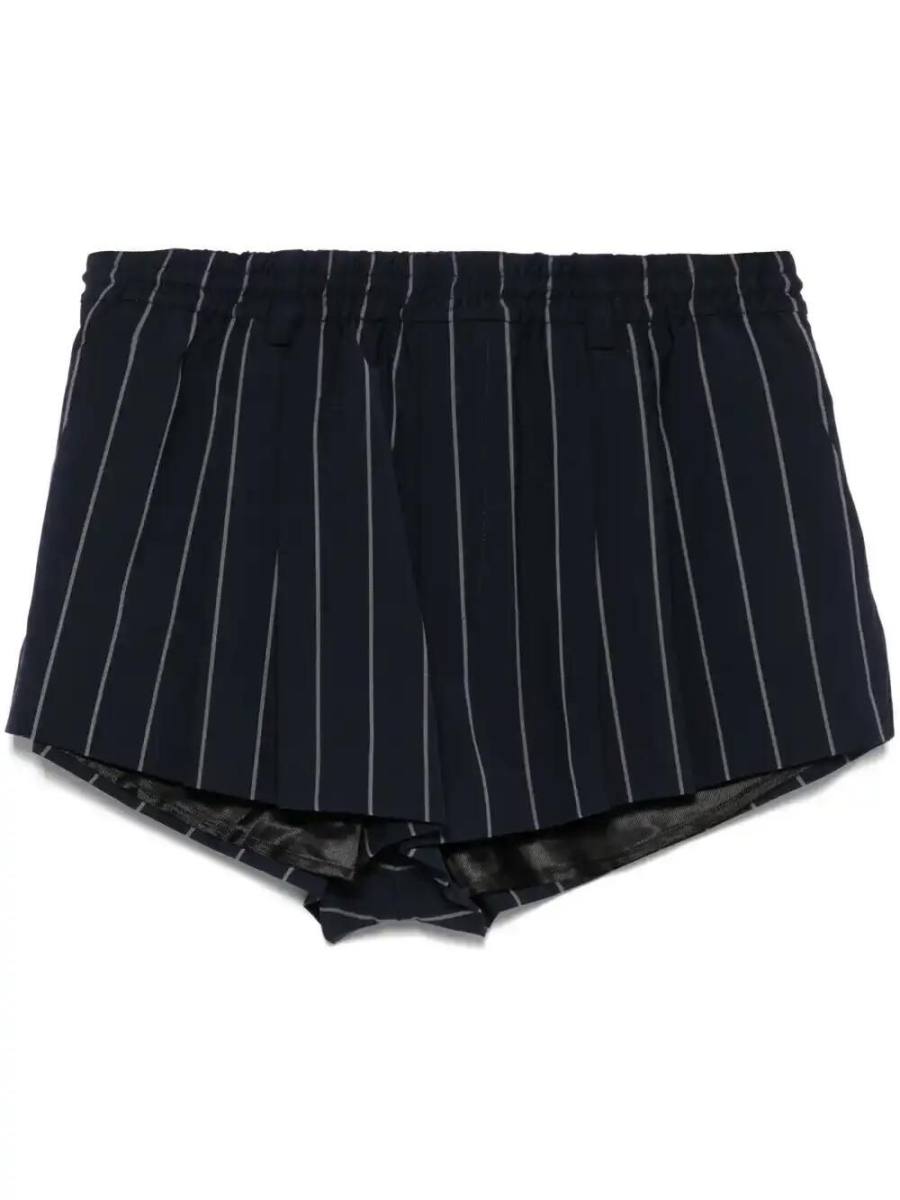 pleated shorts
