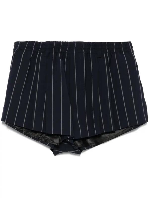 pleated shorts