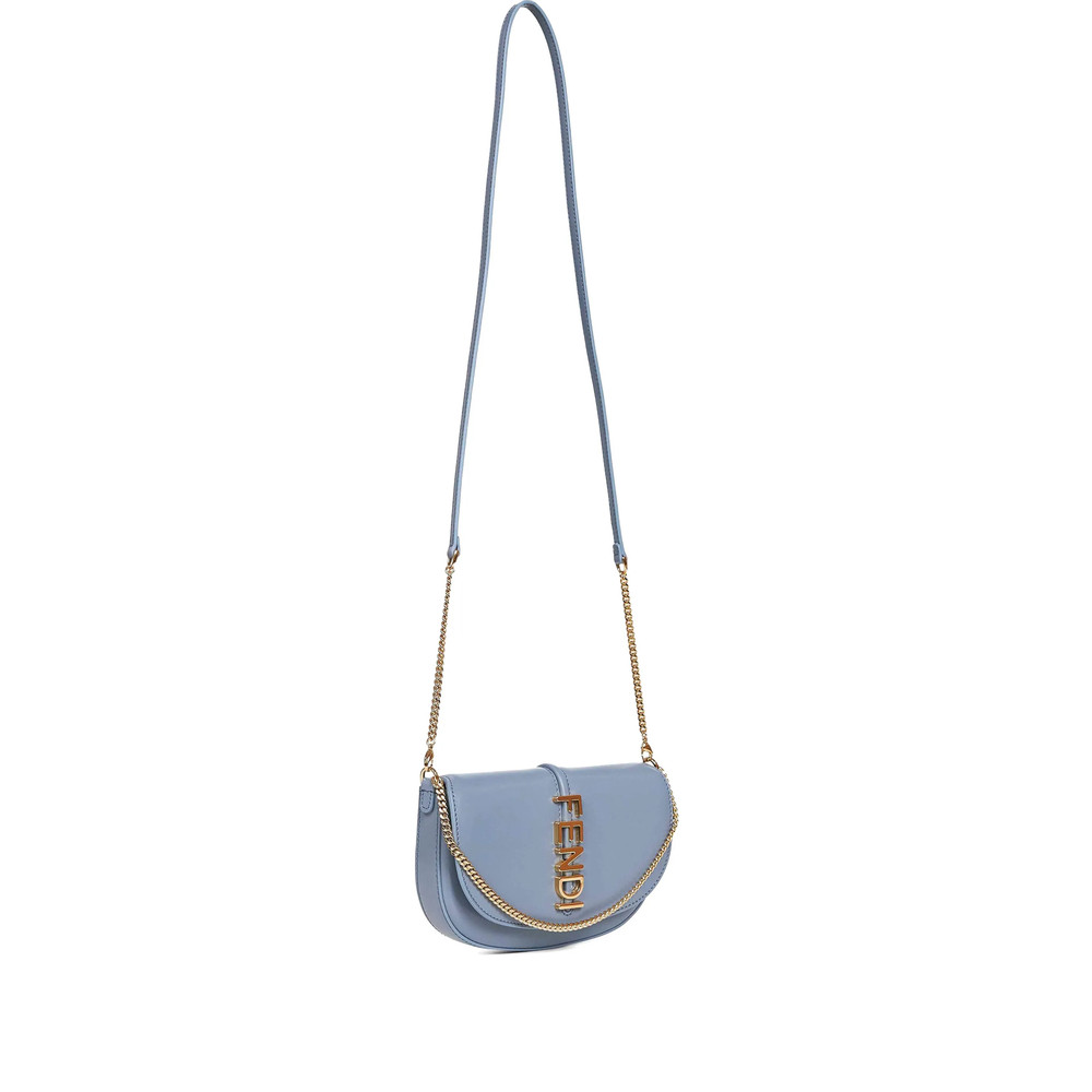 Fendi Lettering Chain Cross Body Bag