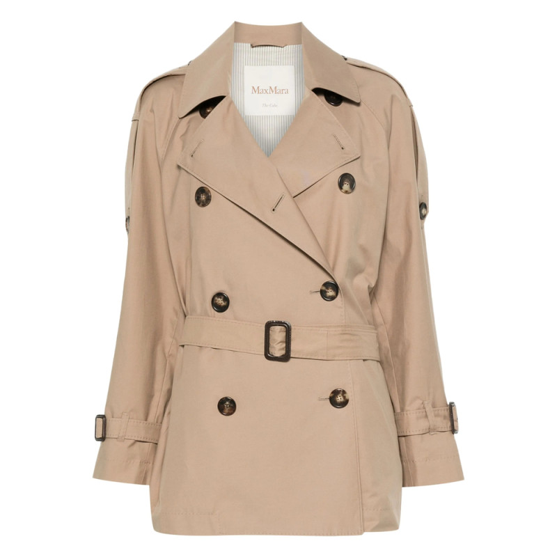 Max Mara The Cube Belted Double-breasted Coat