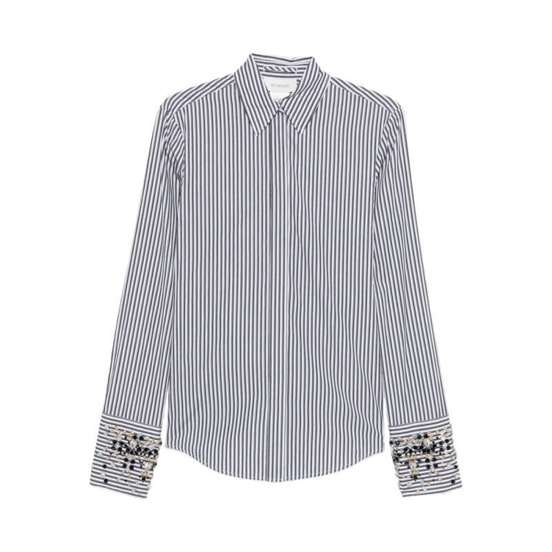 Sportmax Embellished Striped Shirt