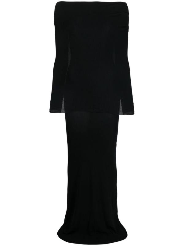 layered maxi dress