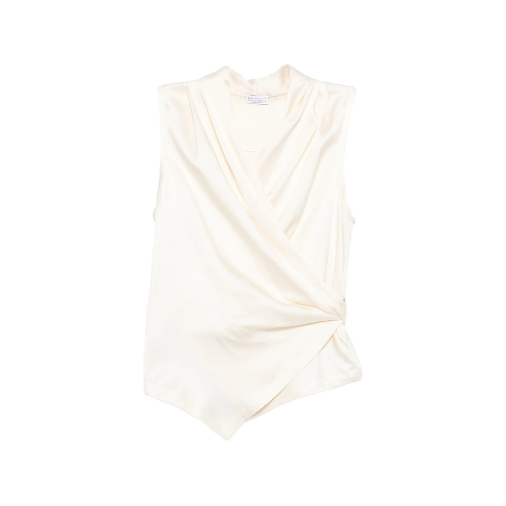 Brunello Cucinelli V-neck Sleeveless Top