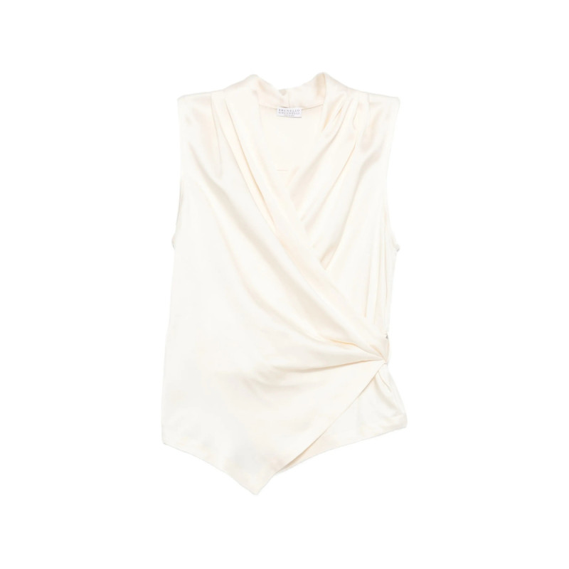 Brunello Cucinelli V-neck Sleeveless Top