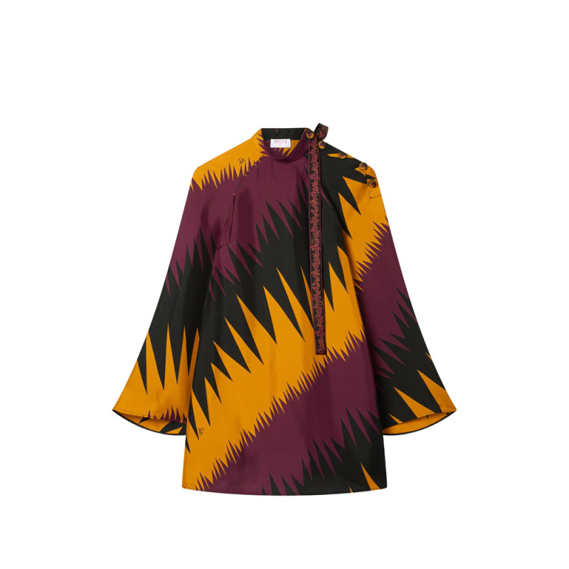 Pucci Drago Print Silk Dress